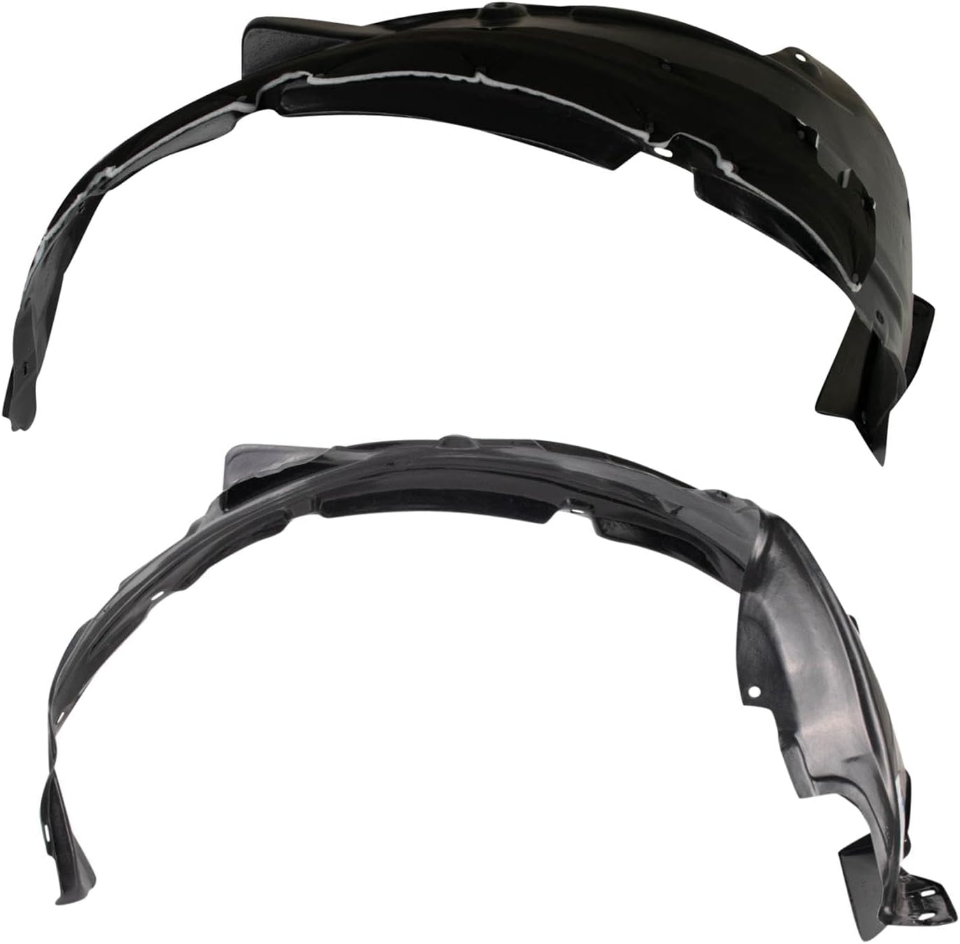 TRQ Front Inner Fender Liner Set Compatible with 2012-2014 Honda CR-V HO1248147 HO1249155 HO1249173