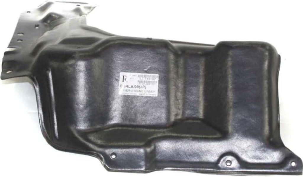 For Toyota Corolla Engine Splash Shield 2009 10 11 12 2013 Passenger Side | Under Cover | TO1228153 | 5144112240