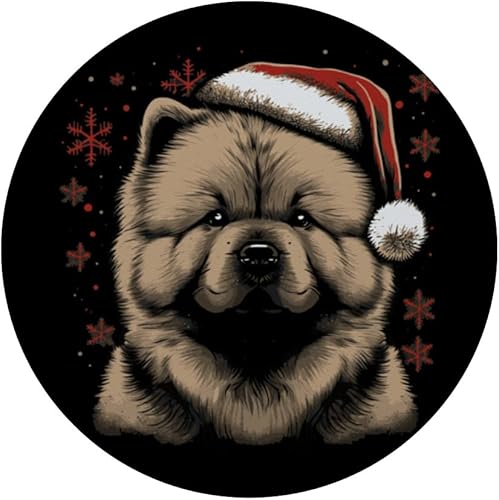 Miniatura 3 de Chow Chow Santa PopSockets Swappable PopGrip