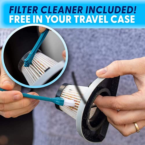 ThisWorx Car Vacuum Cleaner - Portable Handheld Mini Vacuum Cleaner W/ 16ft Cord, Bag, & Attachments - Small Vacuum for Car, RV, Boats, Travel - Thumbnail 6