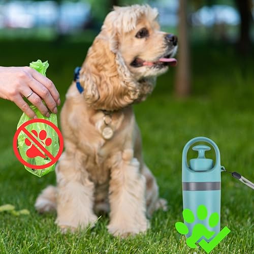 Image of Miyake Mini Portable Pooper Scooper with Built-in Poop Bag Dispenser (3-in-1), Lightweight Poop Claw Grabber for Medium and Small Dogs, Dog Waste Picker Upper Tool for Lawns, Grass, Dirt, and Gravel