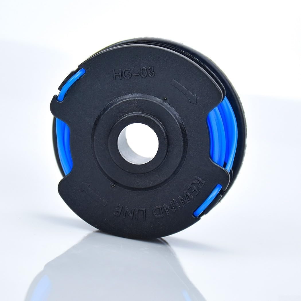 Bobina de repuesto para recortadora de césped RLT6130 con línea de corte y cubierta de carrete compatible con modelo MC489