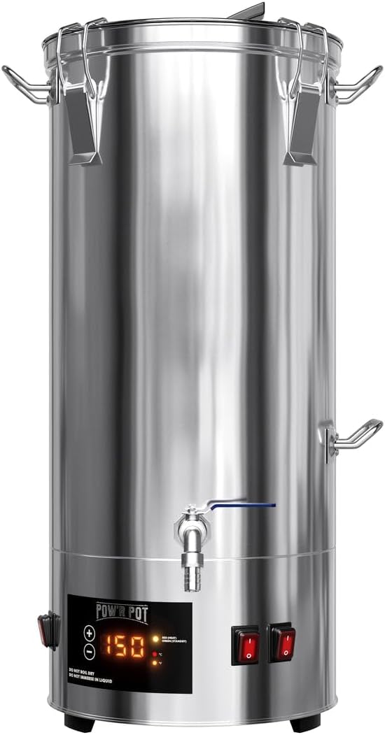 Chapman UniVessel 45+ lb Capacity Pow'r Pot Wax Melter w/Digital Controller (Standard 110v)