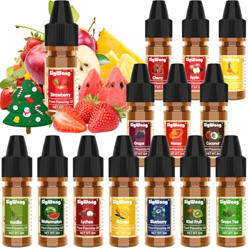 Food Flavoring Oil - 14 Flavors of Pure Natural Liquid
