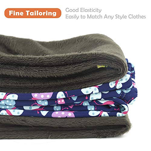 ZukoCert Girls Fleece Leggings Multipack Toddler Warm Winter Leggings for Girls in 4-10 Years Fleece Pants Girls3