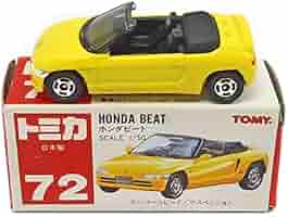 トミカ 72 ホンダ ビート 1/50 Amazon | トミカ 72 ホンダ ビート イエロー 1/50 赤TOMYロゴ