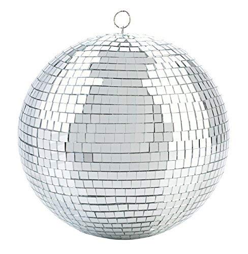 Bola de discoteca de 8 pulgadas con diseño de fiesta  Cool and Fun Silver colgante bola de discoteca efecto iluminación  Decoración para fiesta grande