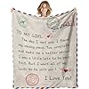 Valentine s Day Gifts for Her to My Girl Throw Blanket Gift from Boyfriend 60×50 I Love You Gifts for Couple Best Anniversary Romantic Birthday Gift for My Girlfriend Women