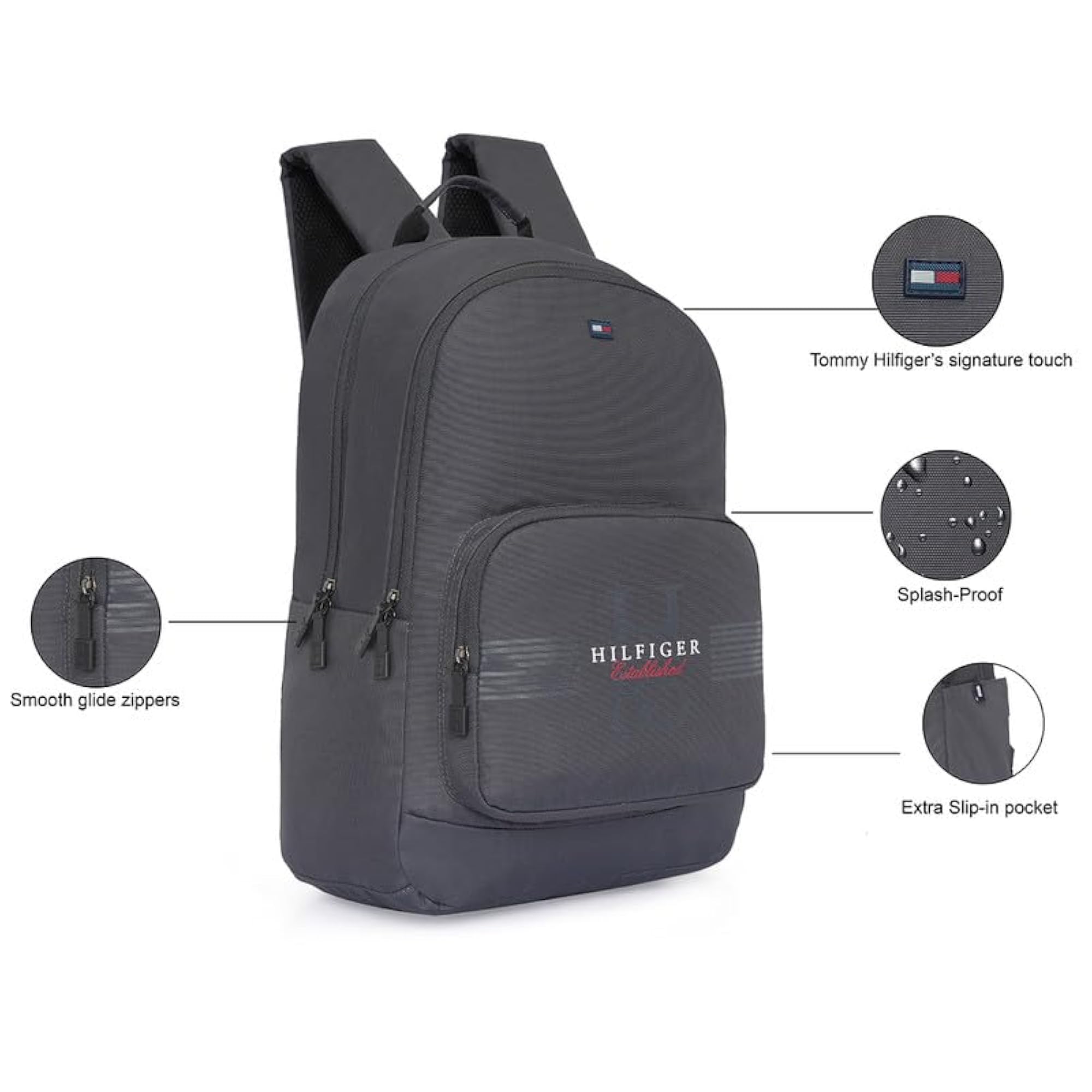 Laptop Backpack for Men & Women, One-Size, Grey