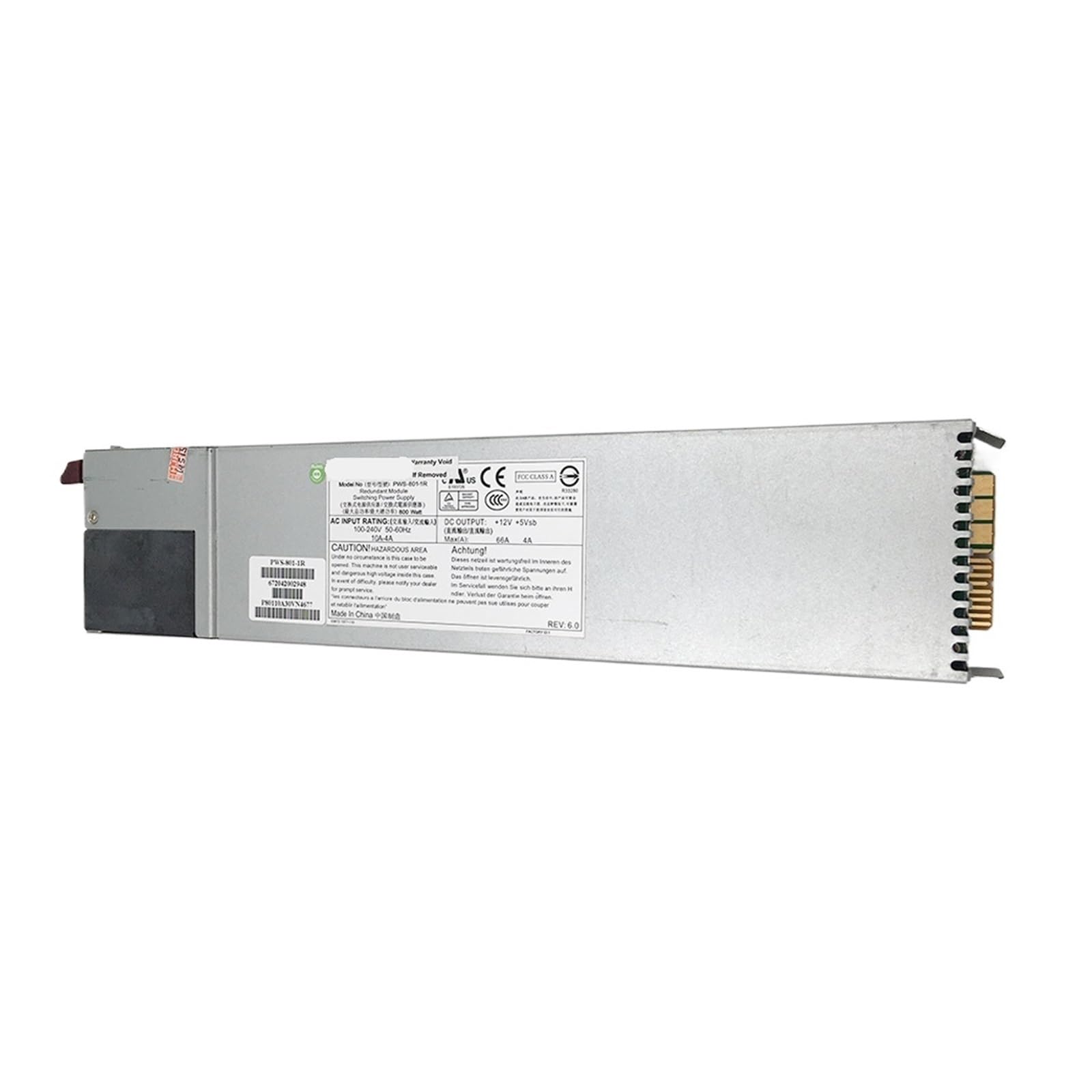 BFSYDLUJ Power Supply 800W PWS-801-1R