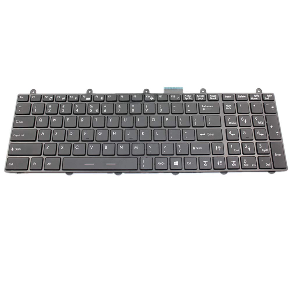Clavier MSI GT70 GT780 GX60 en panne ? Changez pour ce module de remplacement noir sans éclairage