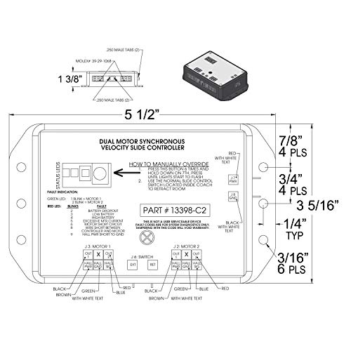 AP Products 014-211852 Replacement Controller in-Wall Slide V-Sync for Slide-Out - Thumbnail 2