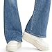 Aeropostale Women's Low Rise Flare Jean, Dark Wash