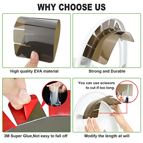 Lisinan 777 Pee Splash Guard For Toilet Seat-Potty Training Kids (And Adults) From Peeing Through The Gap Between The Toilet Seat And Bowl,Beneficial To Elderly thumb #3