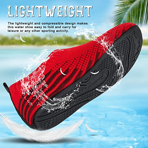 Image of ANLUKE Womens Mens Water Shoes Barefoot Quick-Dry Aqua Socks for Beach Swim Surf Water Sport