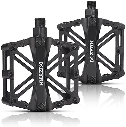 KEMIMOTO Mountain Bike Pedals MTB Bicycle Flat Pedals, 9/16