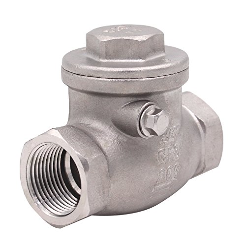 Derpipe 3/4 Inch Swing Check Valve - Wog 200 Psi Stainless Steel Ss304 Cf8M Npt #TOP5