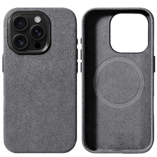 �A���J���^�[�� iPhone 13 Pro Max �p �P�[�X MagSafe�Ή� ���� ������� �t�����b�v �n���h���C�h �X�G�[�h�� ���^ �y�� ����ɂ��� ����ɋ��� ���^���{�^�� �J�����ی�A�O���[