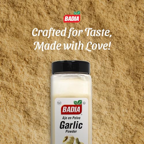 image for Badia Garlic Powder, 16 oz – Premium Garlic Powder for Cooking, Seas