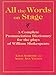 All the Words on Stage: A Complete Pronunciation Dictionary for the Plays of William Shakespeare
