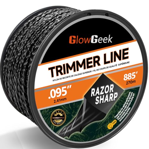 GlowGeek 885 ft Trimmer Line for Black Diamond & Echo