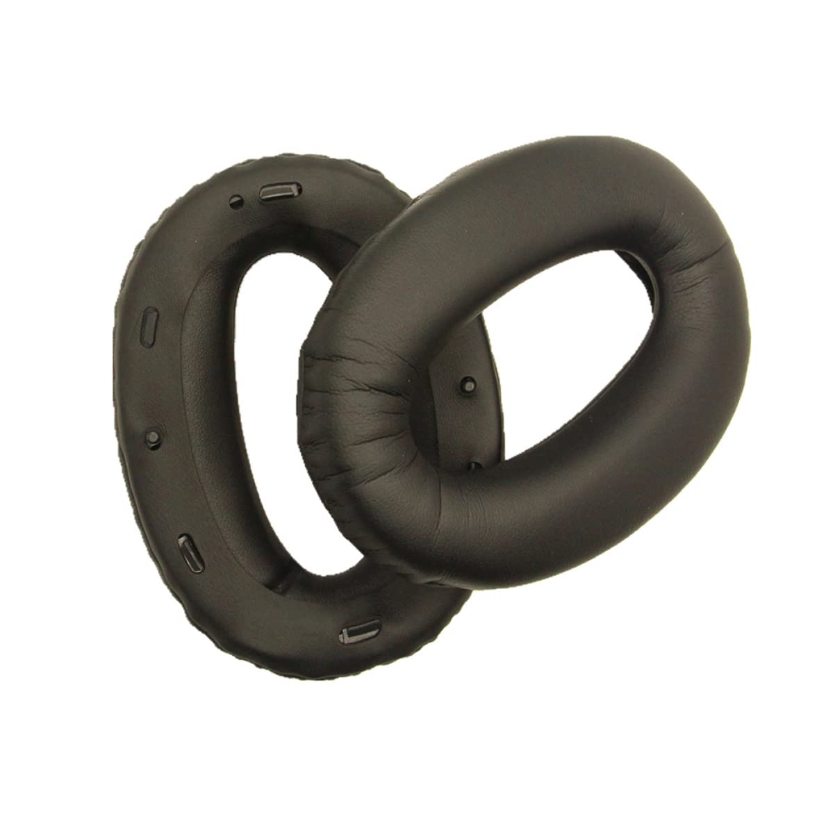 Mobestech Accesorios para Auriculares 3 Pares Cojín De Almohadillas para Los Oídos Almohadillas De Reemplazo para Los Oídos Almohadillas De Cuero Proteico Reemplazar Estuche De Cuero
