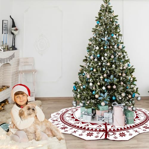 Ourwarm S-SQ-ZZ-LX-60-1 Christmas Tree Skirt 60 Inch thumb #5