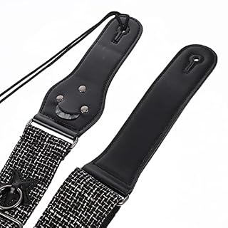 SUPVOX 1 ensemble de sangle de guitare large remplacement de basse de guitare ajusté - Les Beatles, Paul McCartney, John Lennon, RIngo Starr, George Harrison SUPVOX 1 ensemble de sangle de guitare large remplacement de basse de guitare ajusté – Image 5