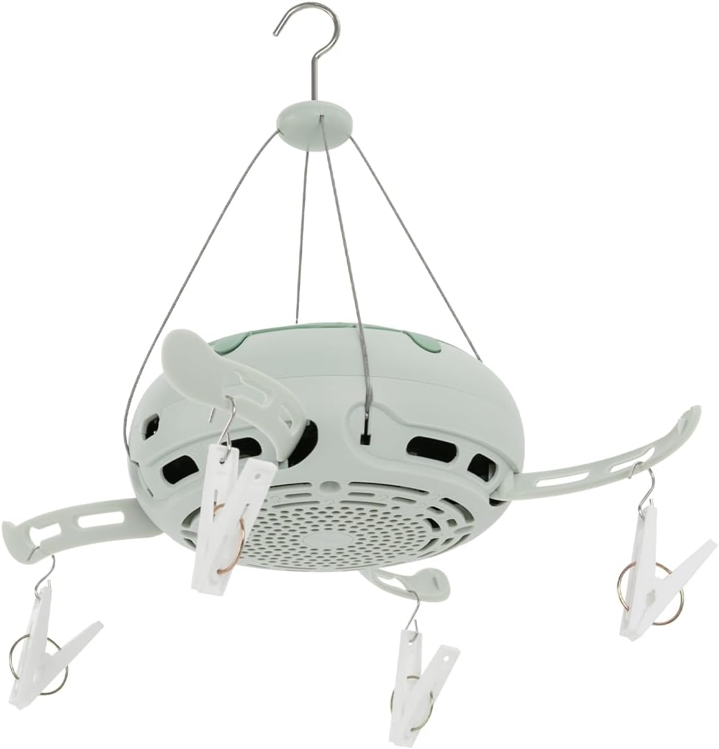 Portable Clothes Dryer, Multifunctional Clothes Dryer, Clothes Hanger Columns & Side Rotaing Brackets, Collapsible Small Clothes Dryer Drying Machine