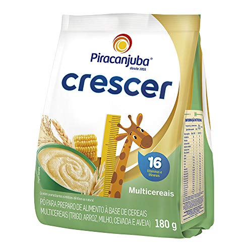 Piracanjuba Cereal Infantil Crescer Multicereais 180G Pouch