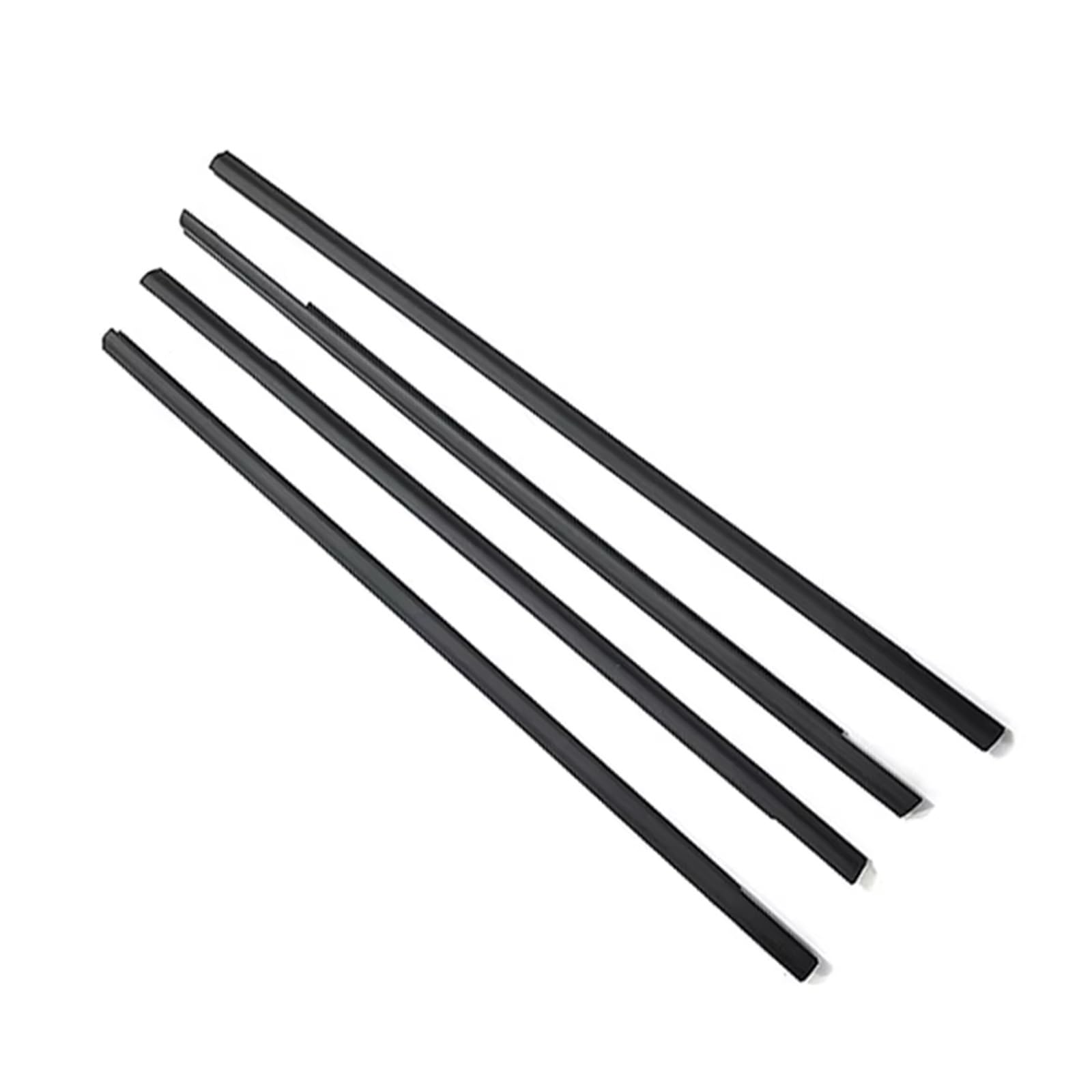 Vamhhx One Color Car Rubber Sealing Strips For Nissan For X-Trail T31 2008-2013 Weatherstrip Seal Strips Rubber Door Moulding Trim 80821-1Da0a Black 4Piece Window Car Door Rubber Seal