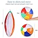 6 Pack Beach Balls, 10 Inch Beach Balls for Kids, Rainbow Color Pool Toys Pool Balls for Swimming Pool, Beach Toys Inflatable Ball for Summer Parties and Water Games