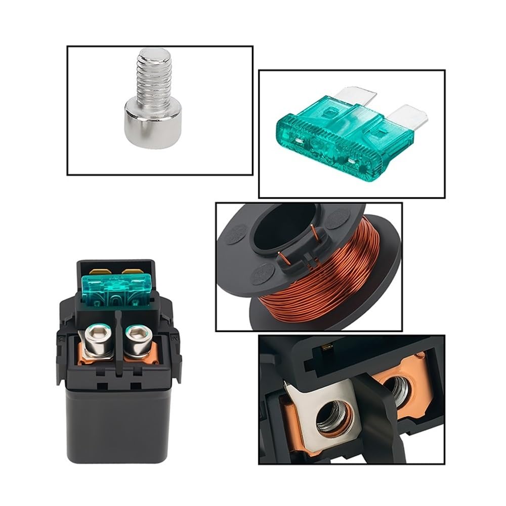 Starter Relay Solenoid Switch Motorcycle Electrical Starter Relay Switch for CB1000 CBR1000RR CBR600RR CBR600RA CBR900RR CBR929RE CBR929RR CBR954RR