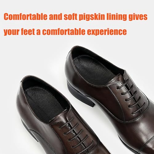 Men's Breathable Oxford Dress Shoes for Business and Casual Wear, with Flexible Rubber Sole, Ideal for Weddings Office Outdoor Events3