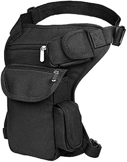 VBG VBIGER Drop Leg Bag Pouch Men's Thigh Bag Thigh Pack Canvas Outdoor