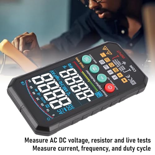 Multimètre numérique intelligent Eujgoov voltmètre test résistance capacité fréquence