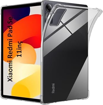 Xiaomi Redmi Pad SE 11in  ile uyumlu K l f Darbelere Dayan kl   effaf Kapak Renksiz