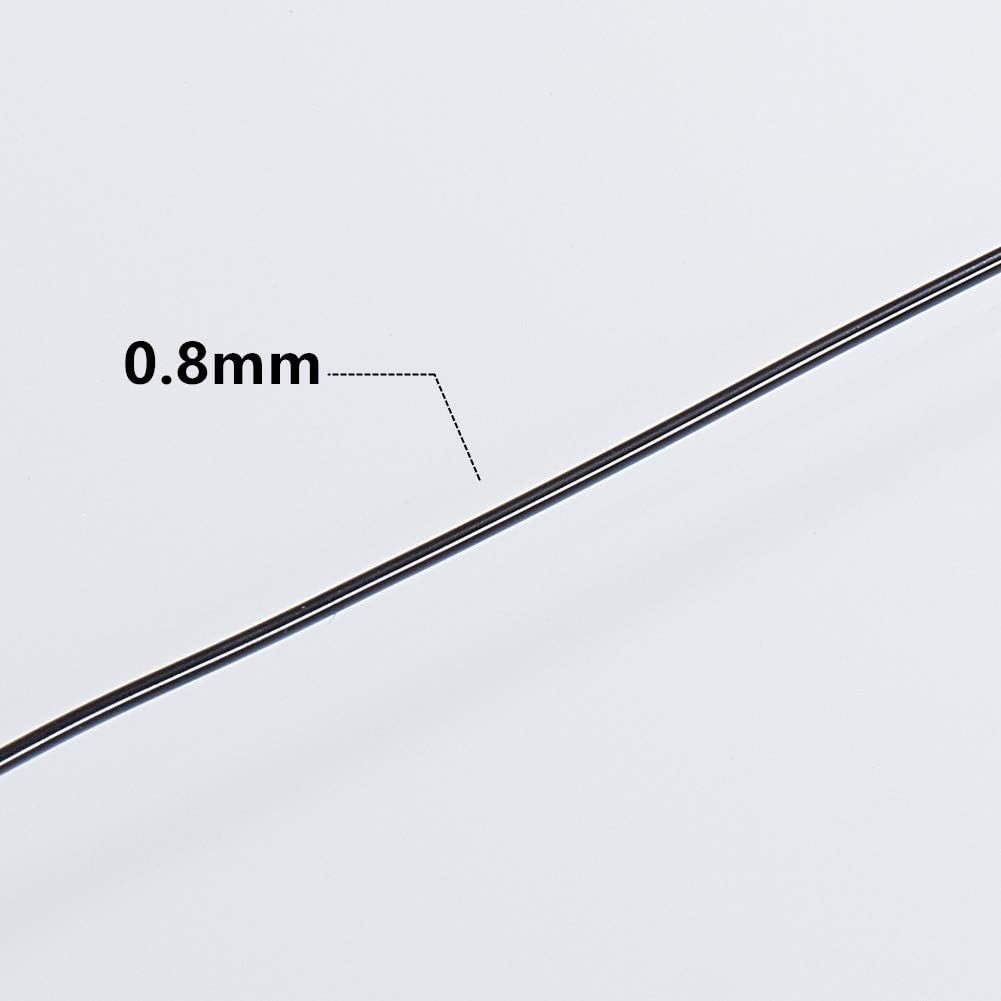 BENECREAT 22Gauge(0.6mm) Tarnish Resistant Black Wire Jewellery Making Copper Wire, 20M/22Yard - Image 5