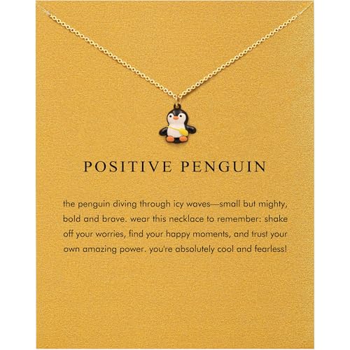 Baydurcan Penguin Necklace Penguin Gifts for Women Cute Necklace for Women