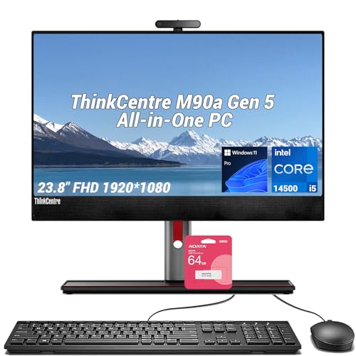 Lenovo ThinkCentre Neo 30a 23.8�C���` FHD �r�W�l�X �I�[���C������ Intel Core i5-13420H 16GB RAM 512GB SSD �L�� KB & �}�E�X RJ-45 HDMI Wi-Fi 6 �E�F�u�J��