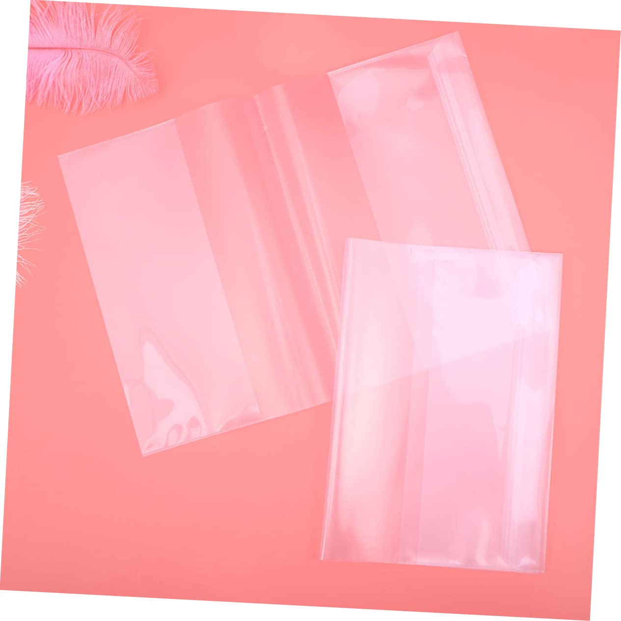 SEWACC 100 Piezas película de libro impermeable libros de bolsillo cubierta de libro antiarañazos fundas protectoras para libros Cubierta transparente para libros Tapa del libro páginas