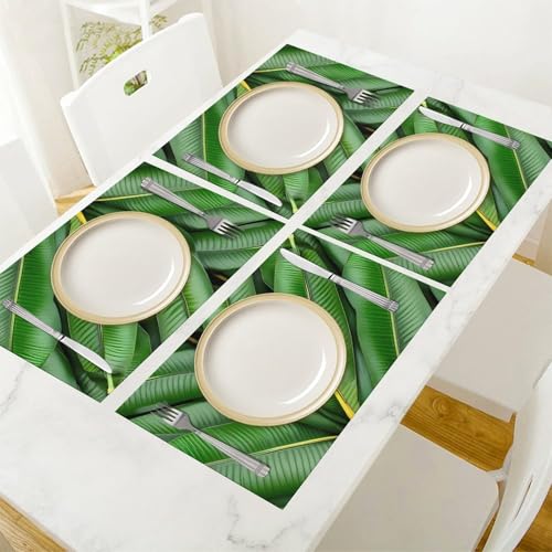 Sets de table en PVC antidérapants résistants chaleur lavables pour restaurant