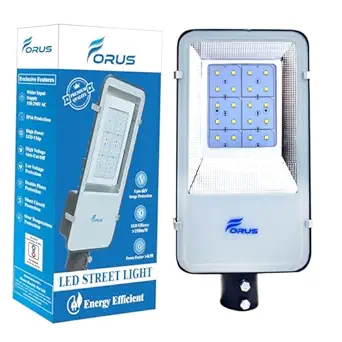 Forus LED Street Light 100W Waterproof 10 Years Warranty, Cool White Excellent Quality Street Light 100W LED for Home, Street Lights Outdoor, LED Street Road Lights 1Pc