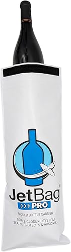 Miniatura 6 de JetBag PRO - Bolsa protectora y absorbente para vino, triple capa, triple sellado, absorbe 25.4 fl oz (2 unidades, diseño atrevido), profesional