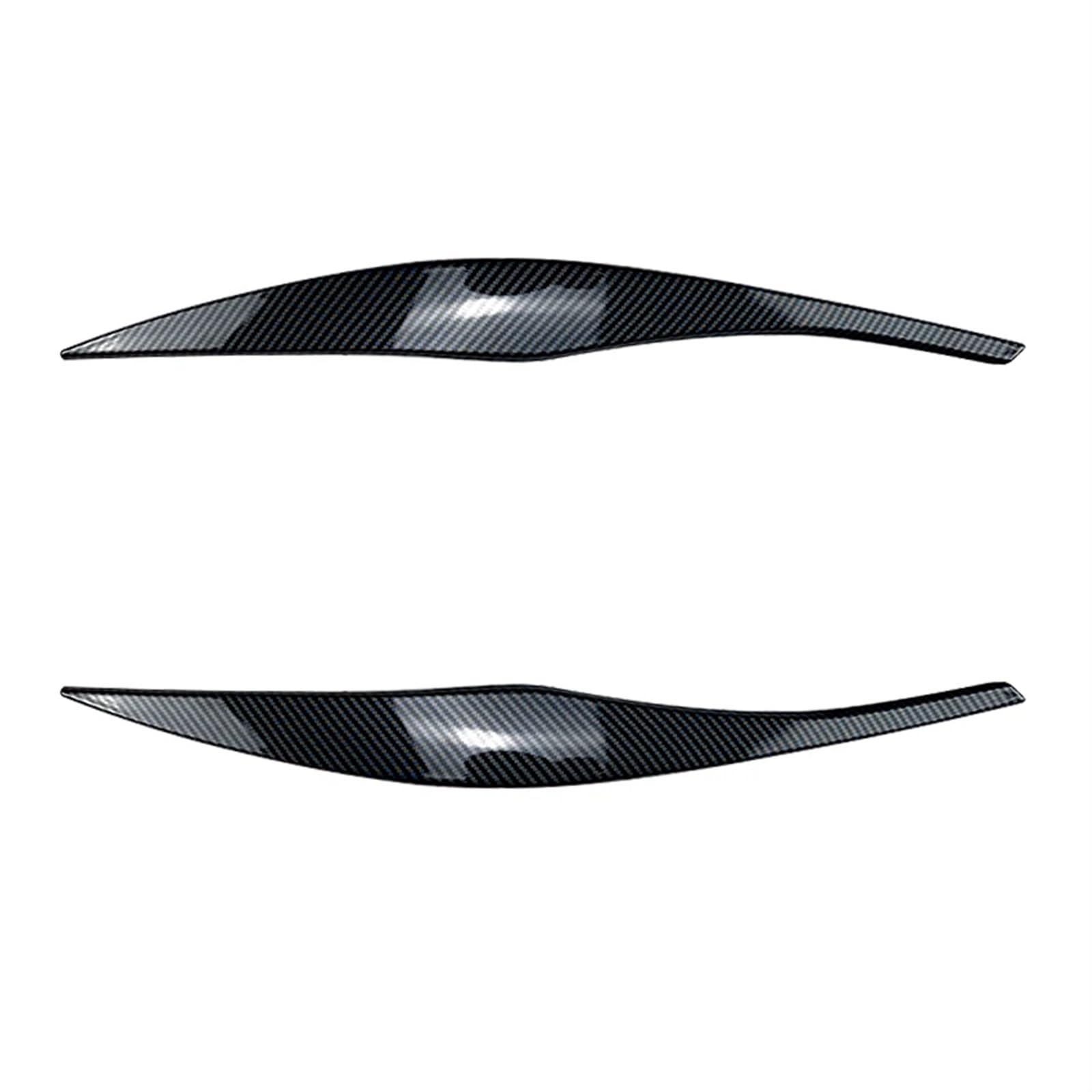 Sopracciglio Faro Auto Per BMW Serie 3 E90 E91 2005 2006 2007 2008 2009 2010 2011 ABS Gloss Nero Faro Sopracciglia Palpebra Berlina/Touring 2 Pezzi Faro Palpebra Auto Palpebra