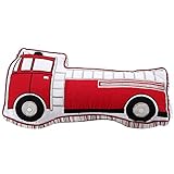 Cozy Line Decorative Fire Truck Toy Pillow