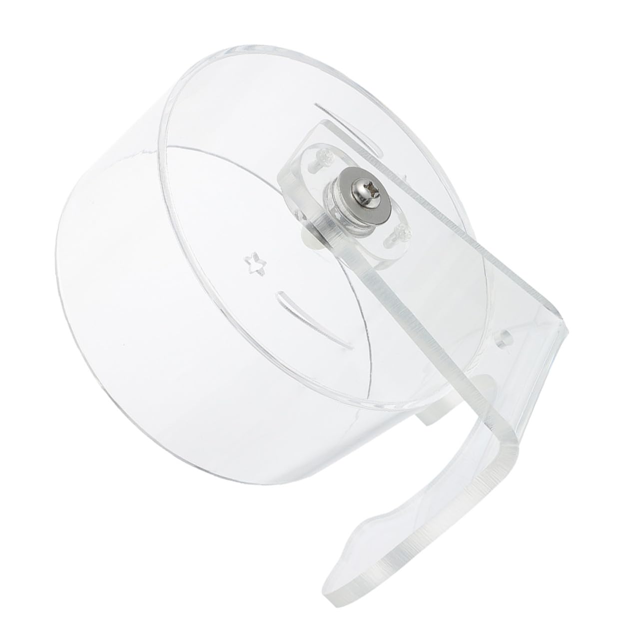 Leises Hamsterrad mit Ständer 22cm Transparentes Laufrad für Hamster Rennmäuse und Kleine Haustiere Geräuschloses Aktivitätsspielzeug