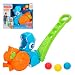 winfun - Dinosaurio de arrastre lanza pelotas con luces y sonidos (46311)