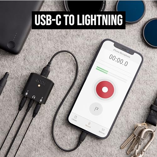 RØDE SC21 — 30cm Short USB-C to Lightning Cable for Connecting RØDE Audio Devices to Lightning iPhones (NOT a Charging Cable) by Rode - Image 2