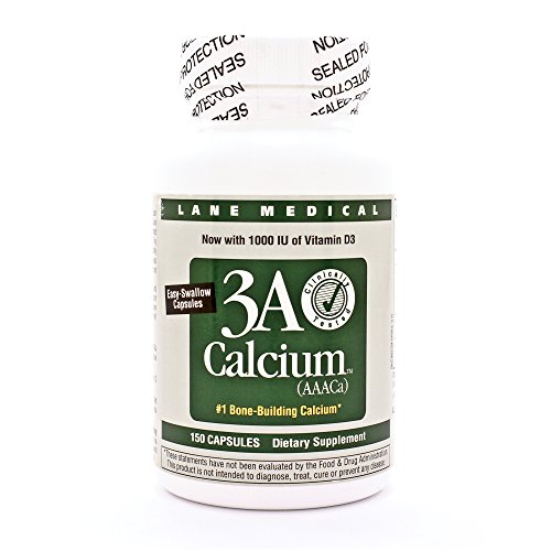 Lane Labs - 3A Calcium 150 cap 1000 IU [Health and Beauty]